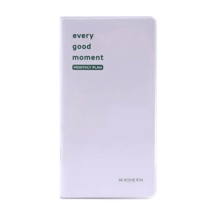 สมุดโน๊ต Ropamoda mini PVC Monthy planner สีเขียว_1